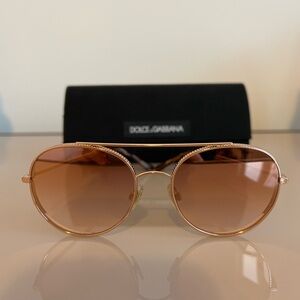 Never Worn Dolce & Gabbana DG 2199 Mirrored Sunglasses